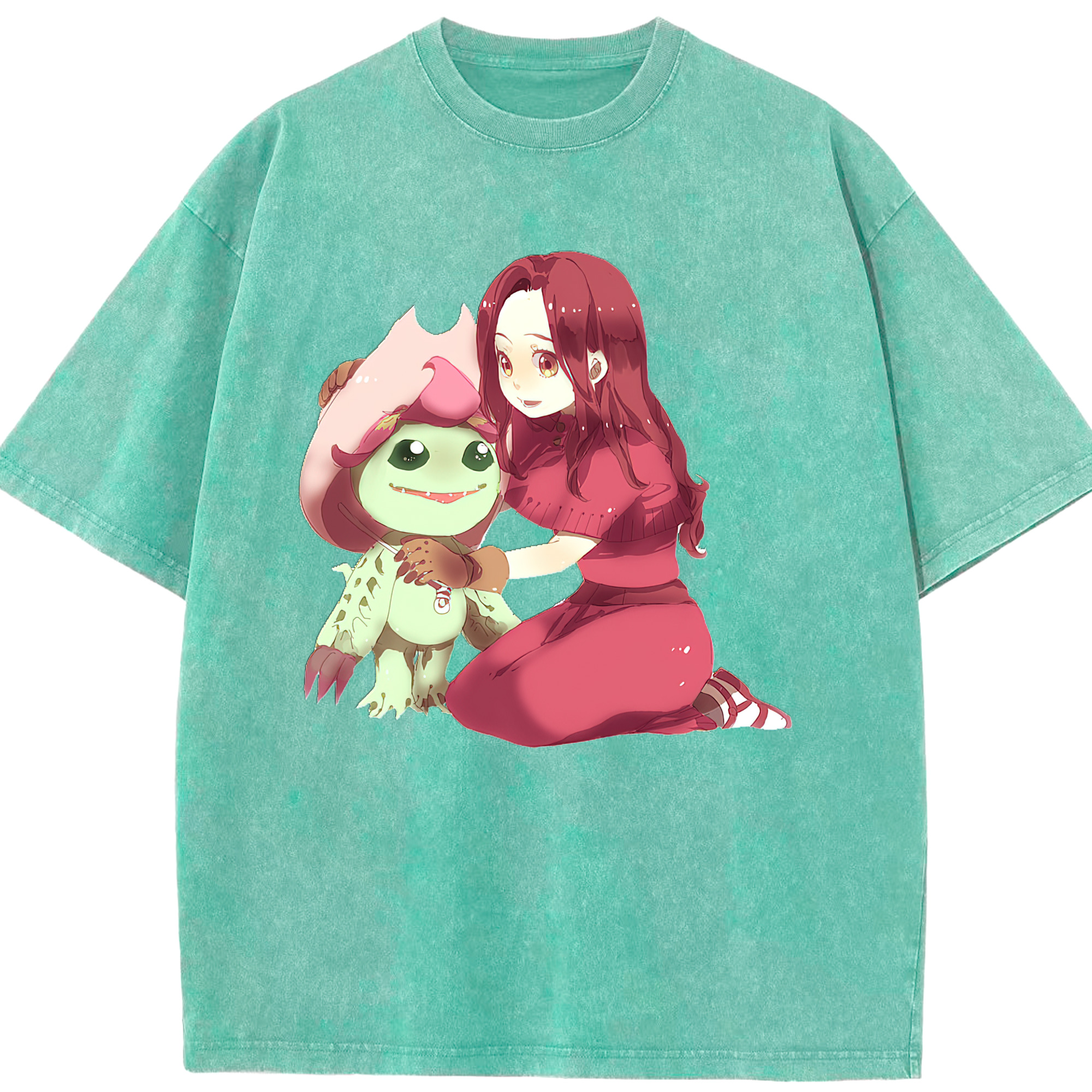 （画像用） Digimon デジタルモンスター/デジモン 綿100% ヴィンテージ風 半袖Tシャツ（フロントプリント）